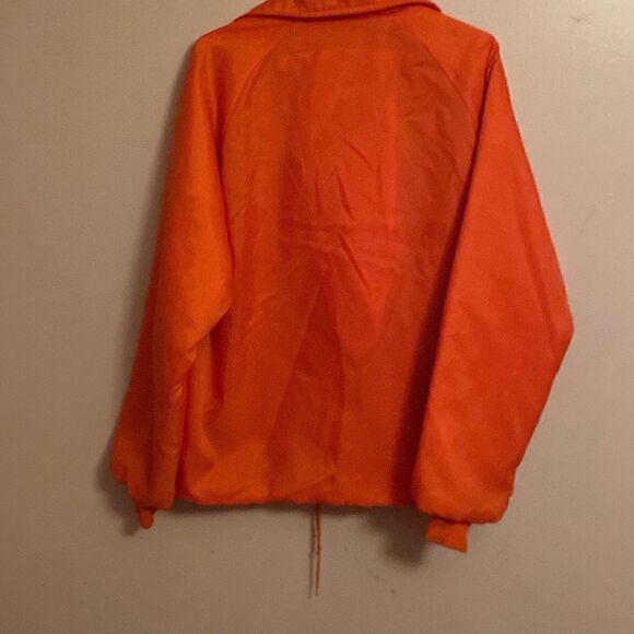 Vintage Swingster Orange Golden Harvest Patch snap up Jacket Medium - Picture 3 of 11